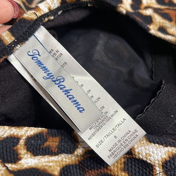Tommy Bahama Leopard Print One Piece Swimsuit - Picture 6 of 6